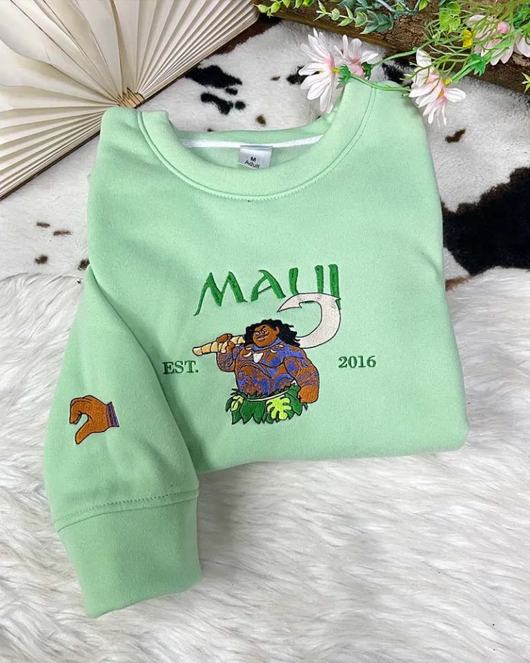 Moana & Friends Embroidered Sweatshirt