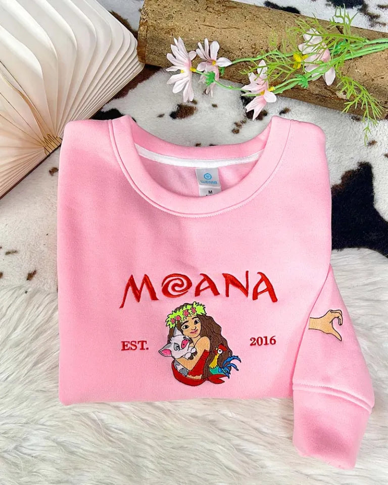 Moana & Friends Embroidered Sweatshirt