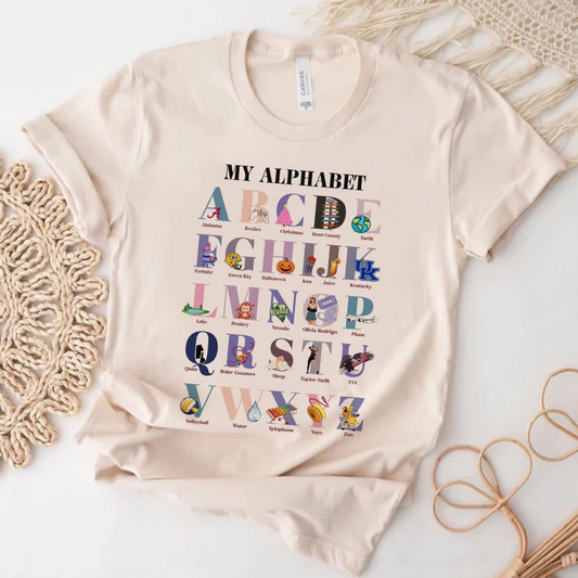 TAYLOR SWIFT ALPHABET CUSTOMIZED