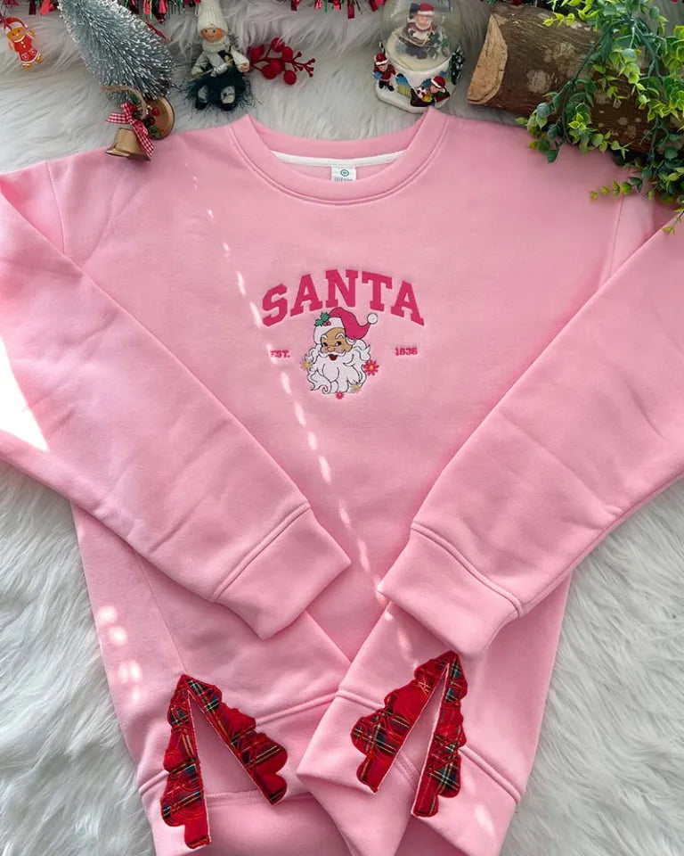 Santa Clause Cute Pink Christmas
