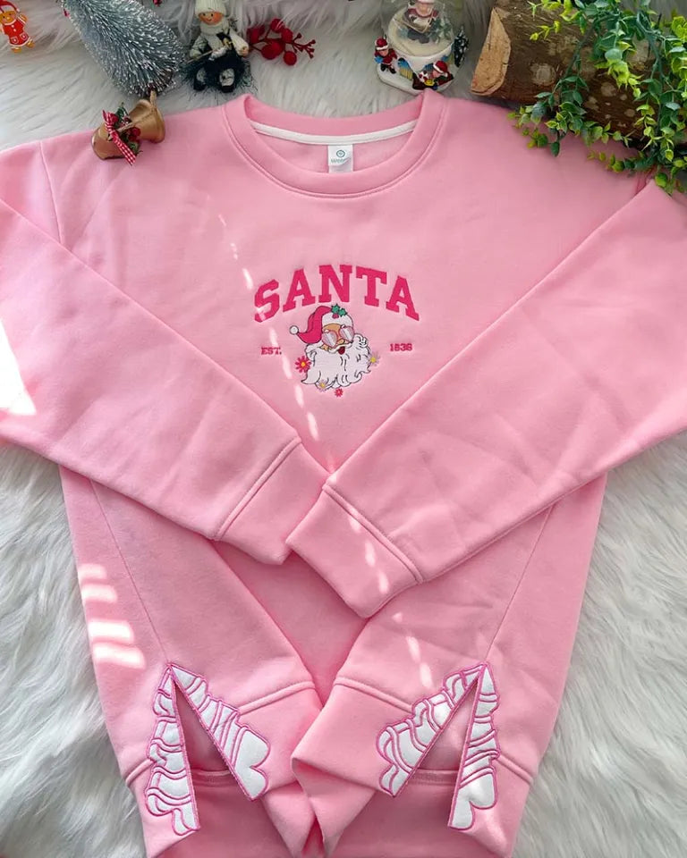Santa Clause Cute Pink Christmas