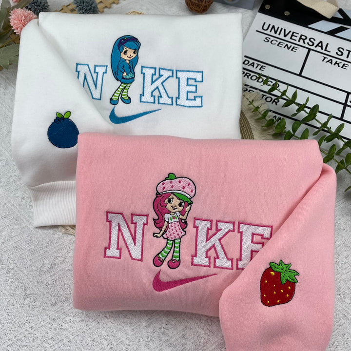 Strawberry Shortcake, Blueberry Muffin, Lemon Meringue Embroidered Sweatshirt New Ver