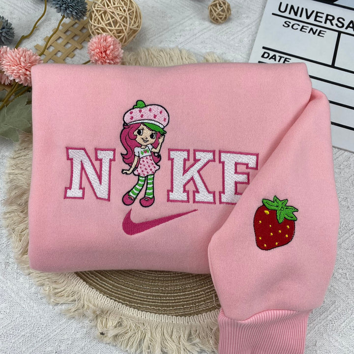 Strawberry Shortcake, Blueberry Muffin, Lemon Meringue Embroidered Sweatshirt New Ver