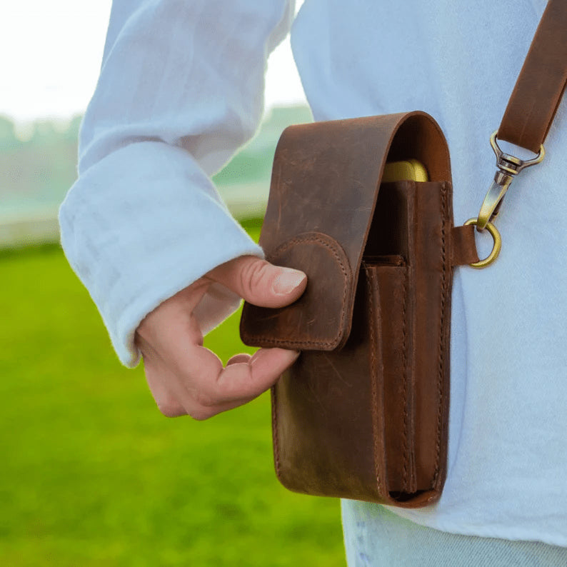 Handmade Genuine Leather Crossbody Bag