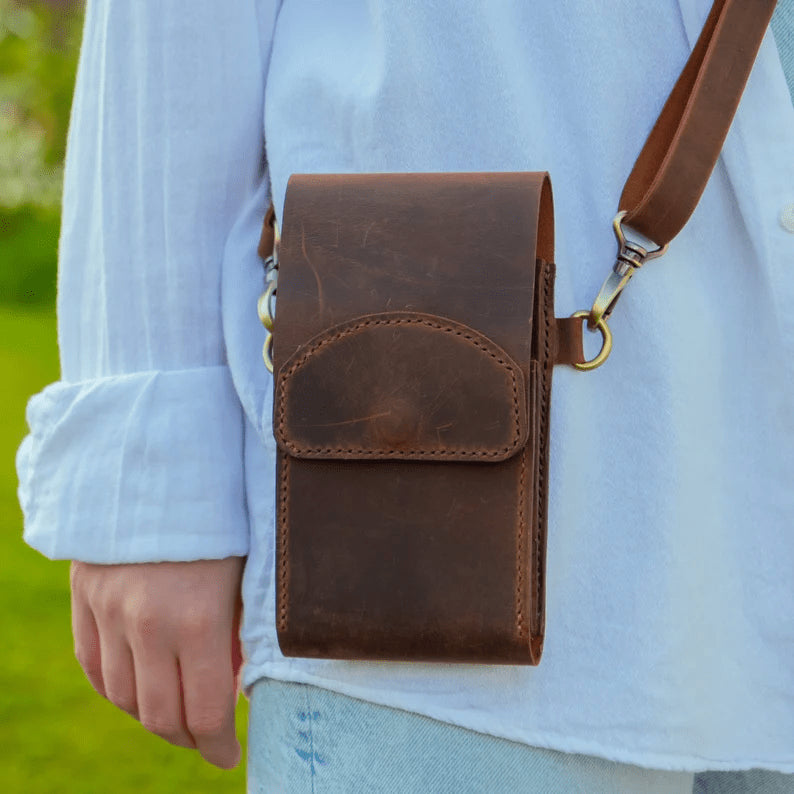 Handmade Genuine Leather Crossbody Bag