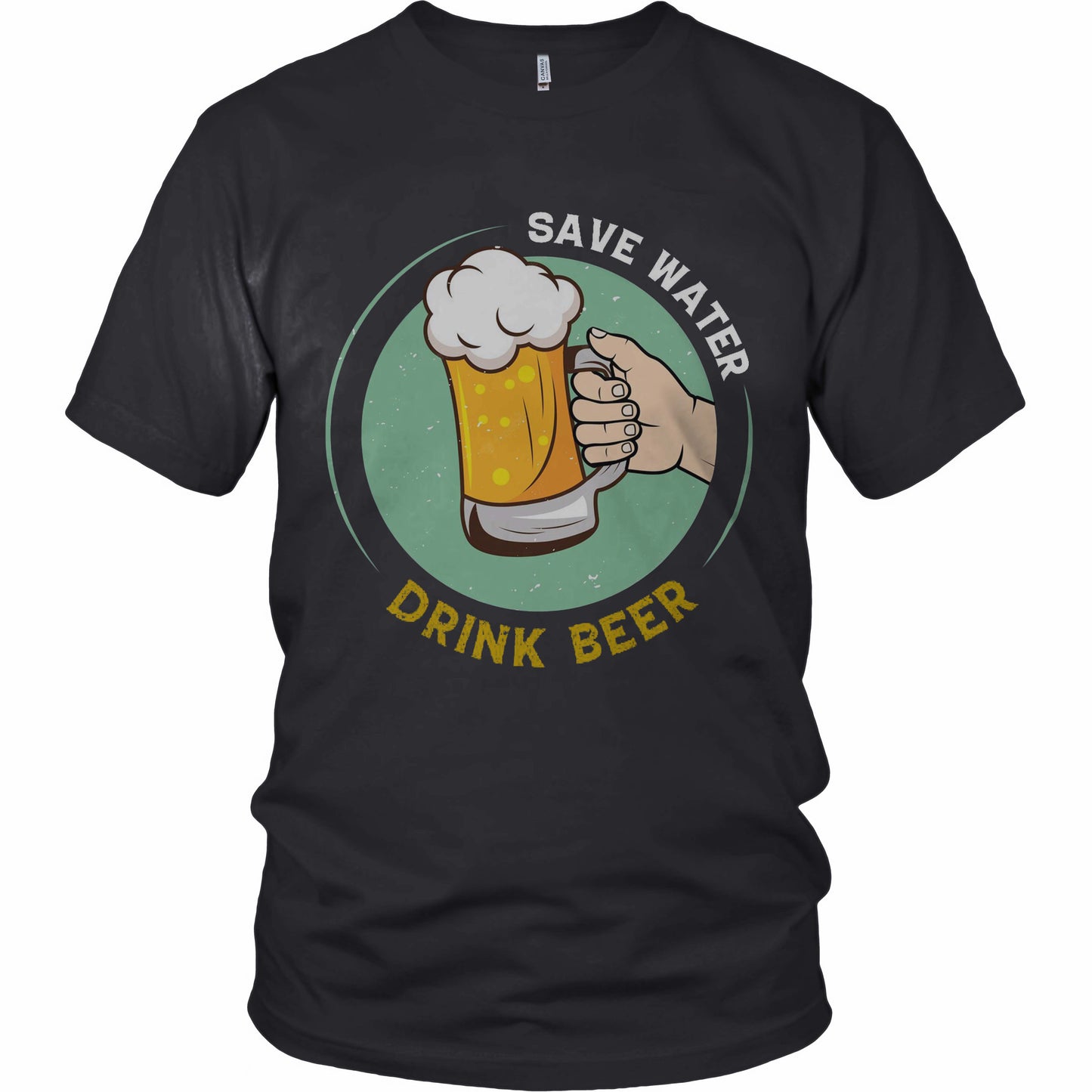 Beer T-shirt - Save Water Drink Beer - T-shirt for Beer Lover