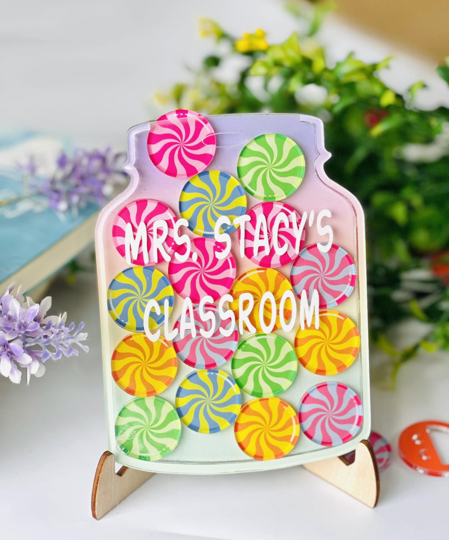 Personalized Reward Jar For Kids ,Teacher, Classroom, School, Family