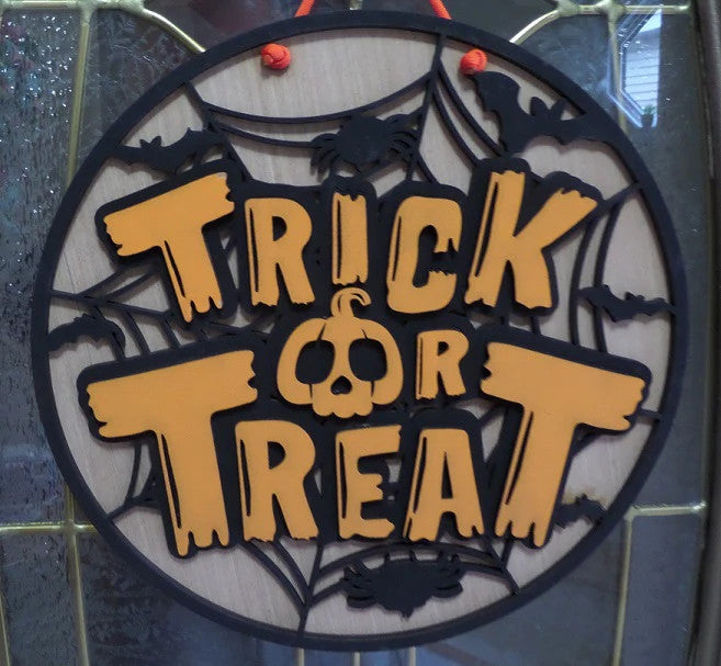 Trick or Treat Halloween Door Hanger