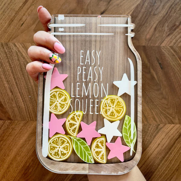 Personalized Reward Jar Pink Lemonade