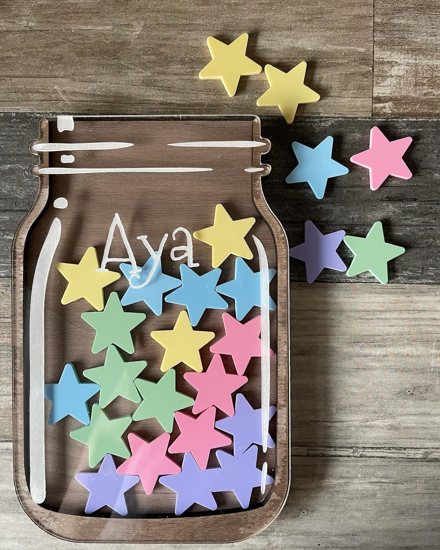 Personalized Reward Jar For Kids ,Teacher, Classroom, School, Family