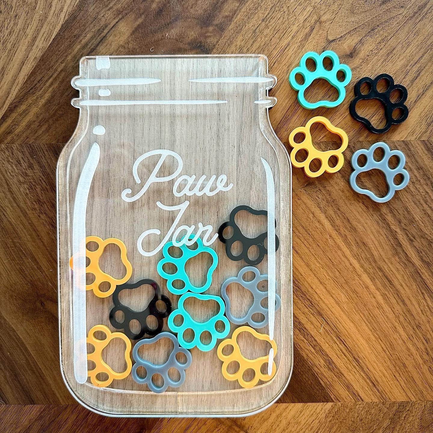 Personalized Paws Reward Jar