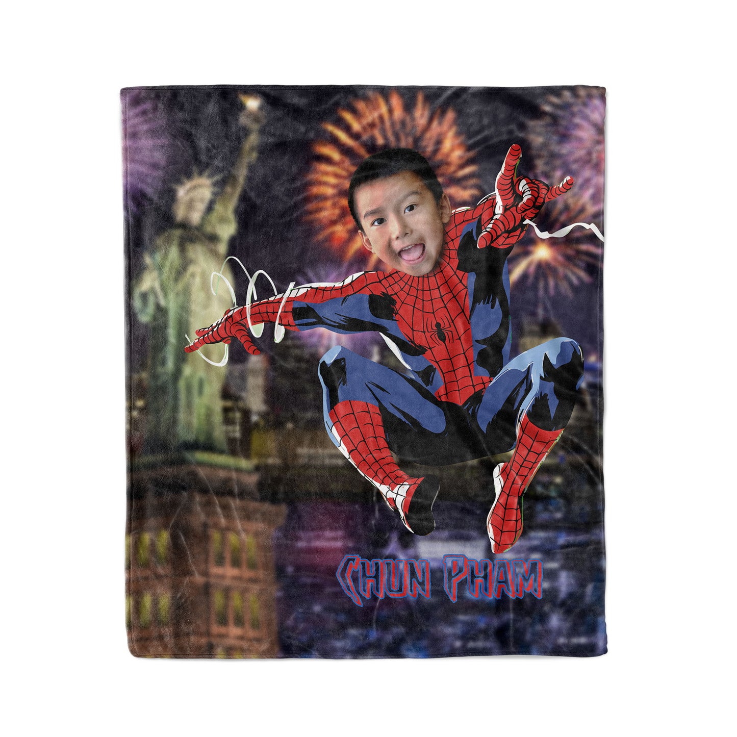 Personalized Super Hero Blanket - Best Gift For Kids