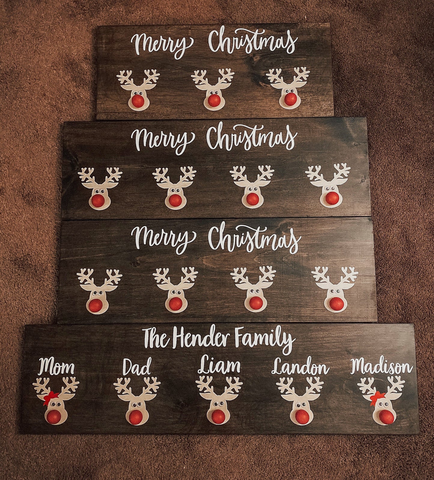 And The Stockings Were Hung Stocking Holder Personalized Sign Christmas