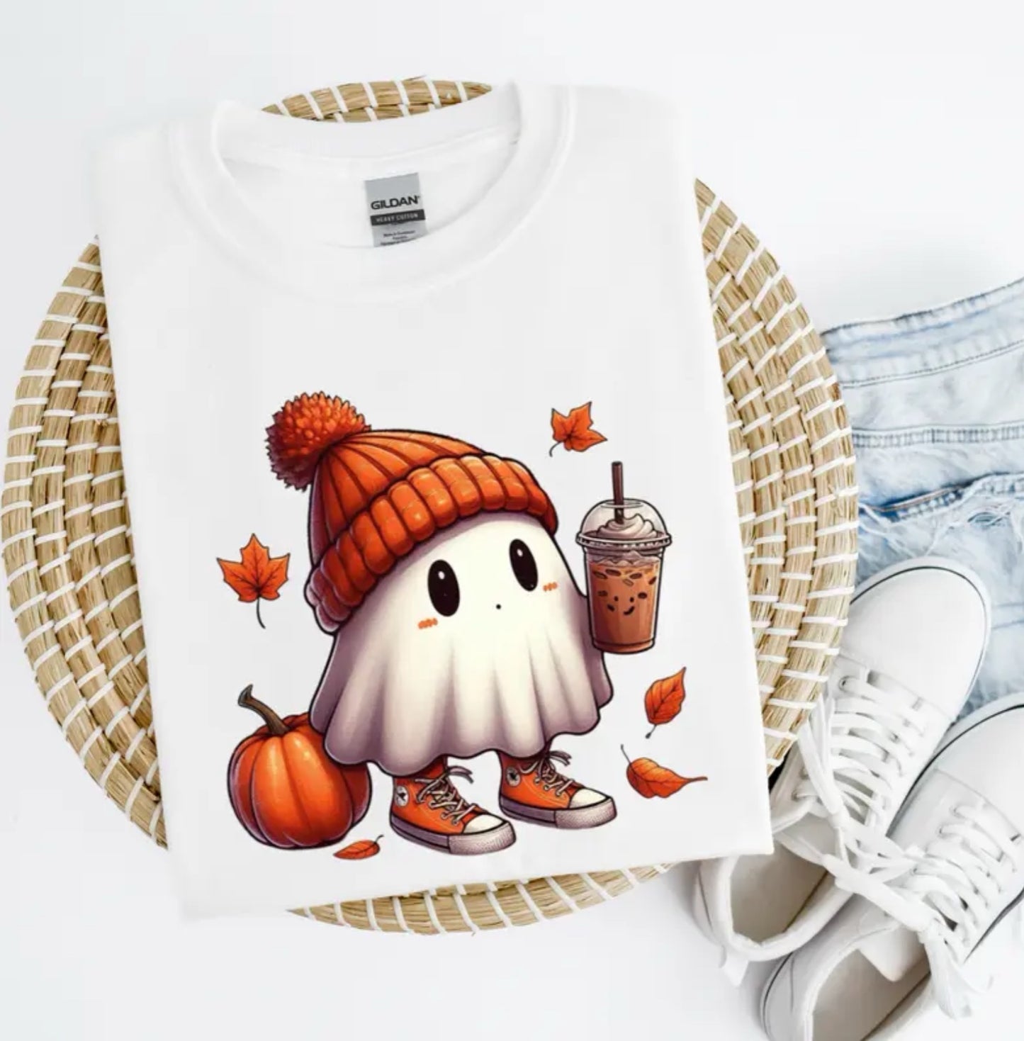 Fall Ghost Halloween Shirt Sweatshirt Hoodie