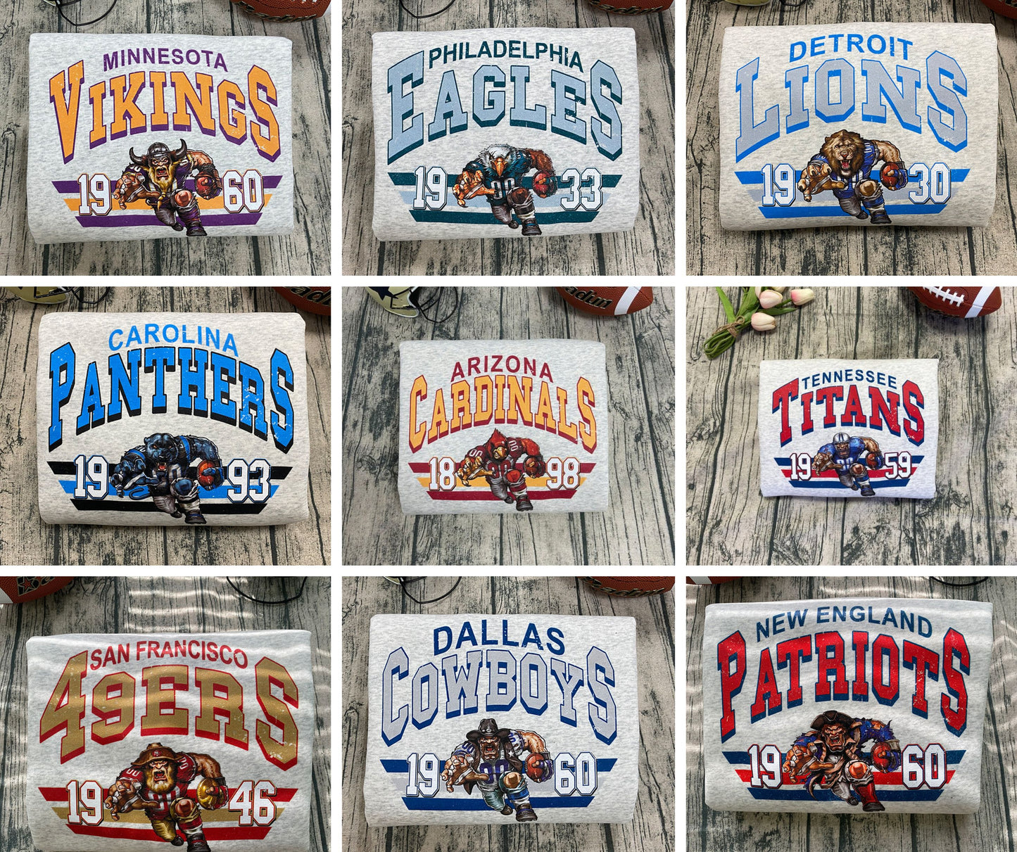 NFL Vintage Crewneck Sweatshirt