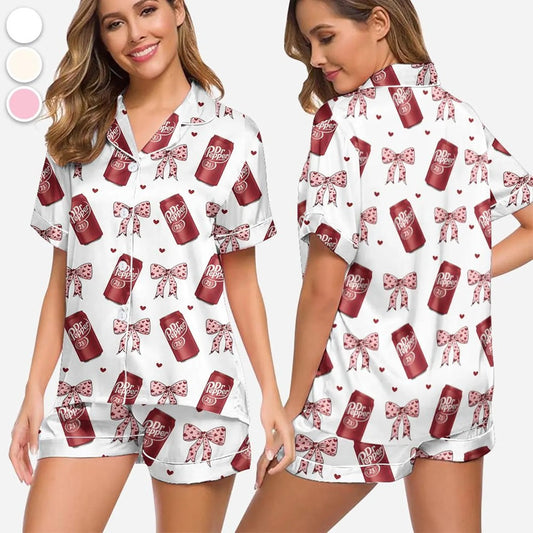 Dr Pepper Soda Lover Pajamas Set