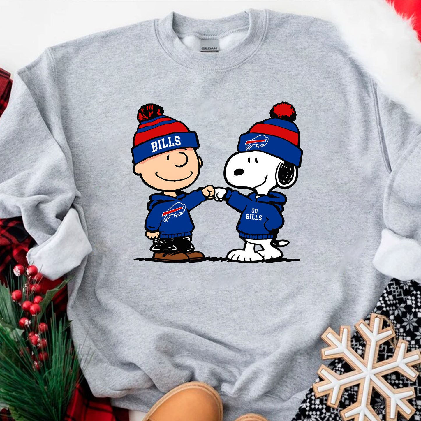 Charlie Brown And Snoopy Football NFLSweatshirt