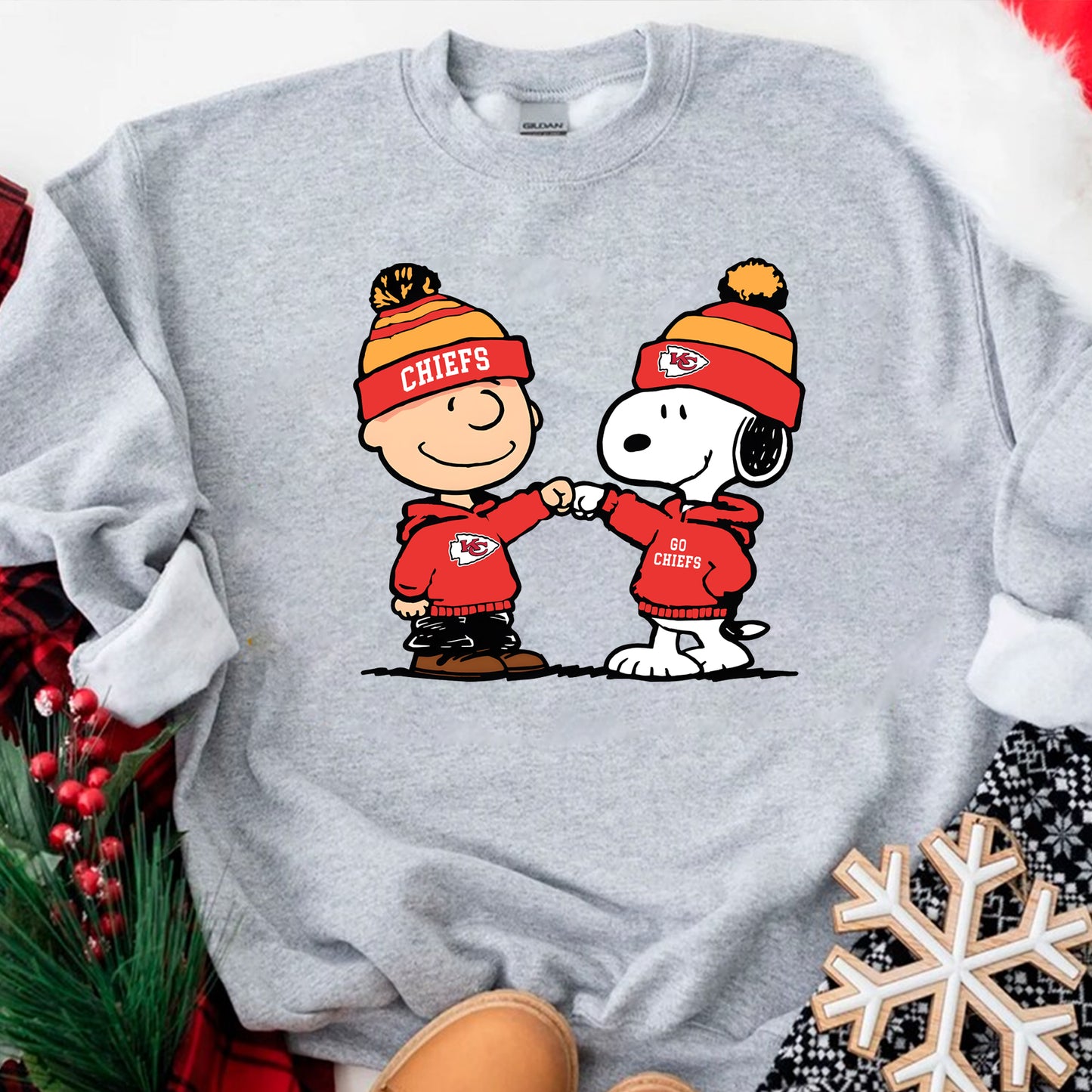 Charlie Brown And Snoopy Football NFLSweatshirt