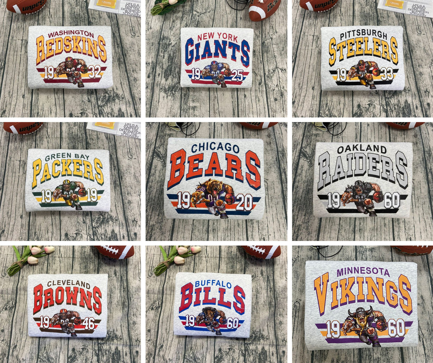 NFL Vintage Crewneck Sweatshirt