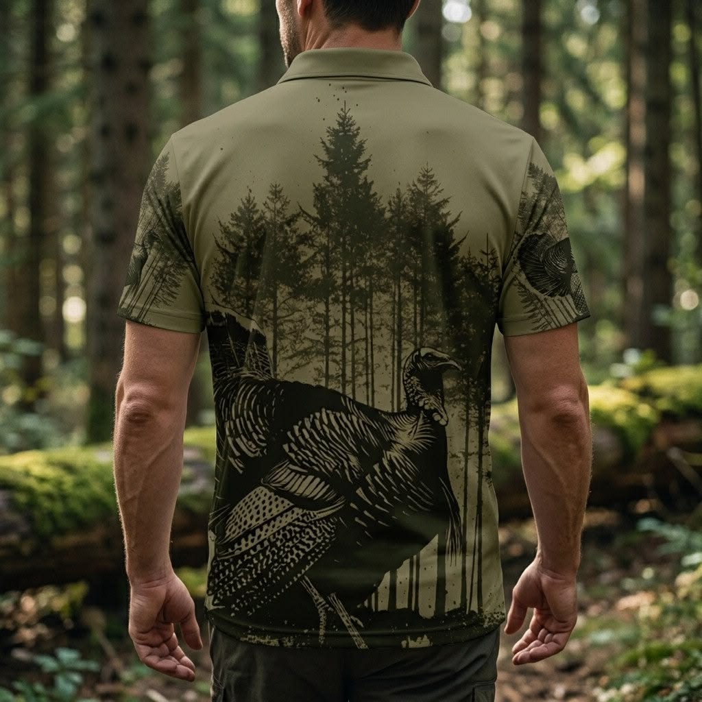 Turkey Hunting Polo Shirt TH3009