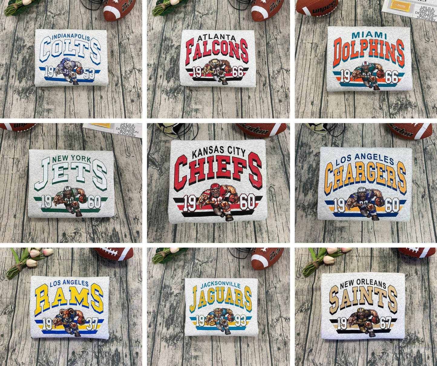 NFL Vintage Crewneck Sweatshirt