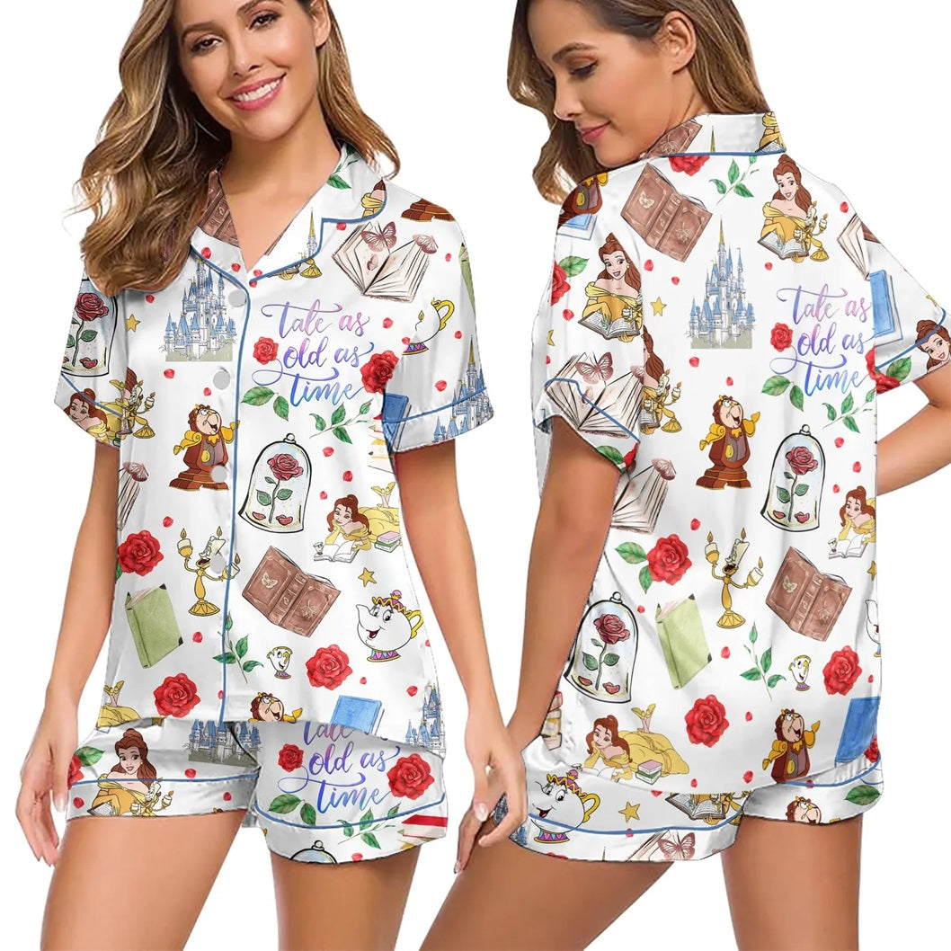 Beauty and The Beast Pajamas Set