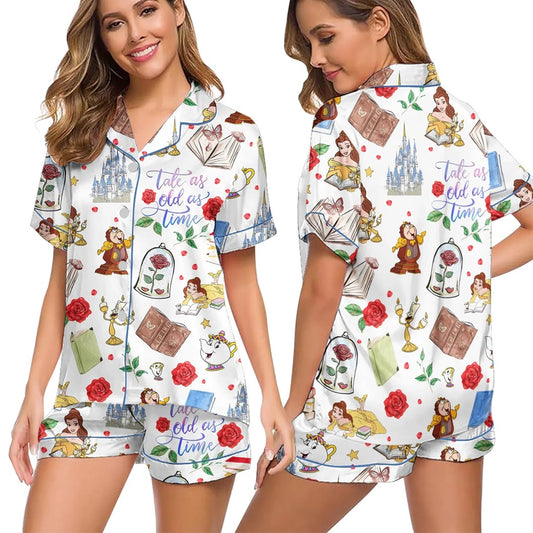 Beauty and The Beast Pajamas Set