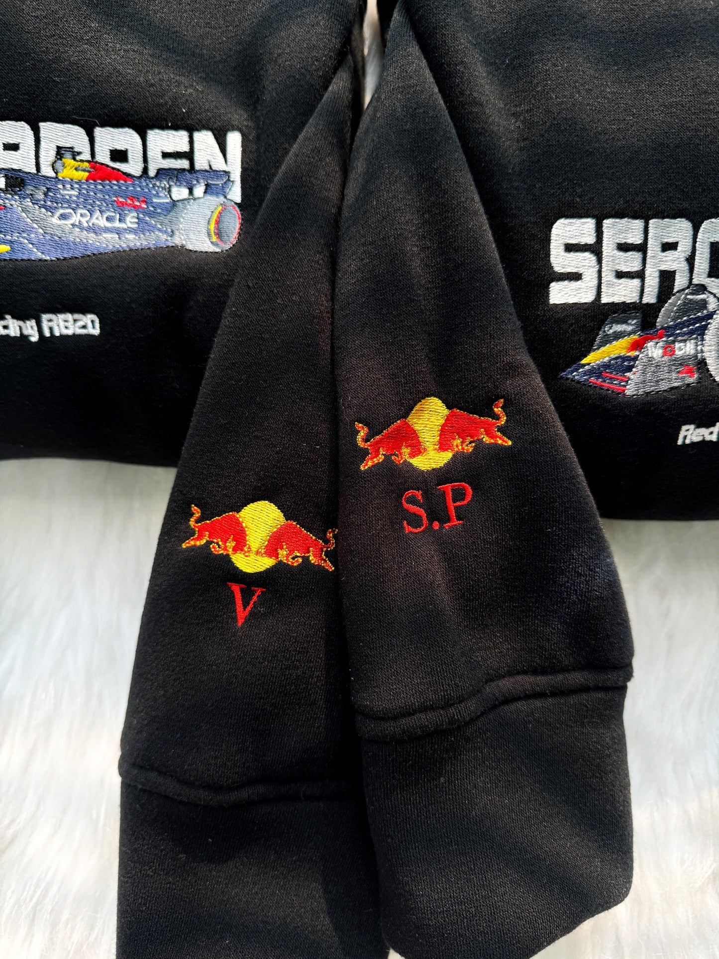 F1 Max Verstappen & Sergio Pérez – Embroidered Sweatshirt