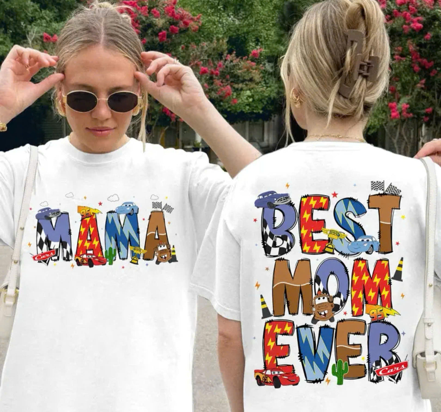 Car Mama Shirt, Mothers Day Gifts, Disney Mom Shirt 2 sided