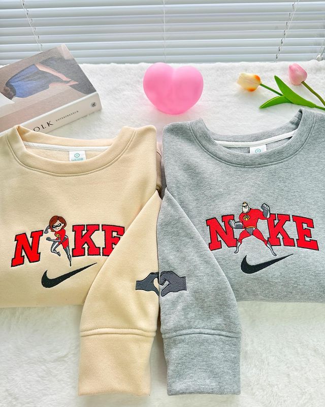 The Incredible  Family Matching Embroidered Sweatshirt