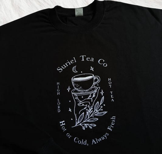 Suriel Tea Co. Embroidered in Sweatshirt