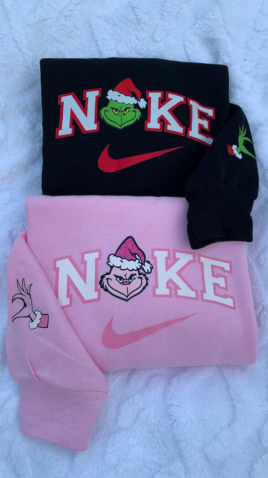 Grinch matching Christmas Sweatshirt