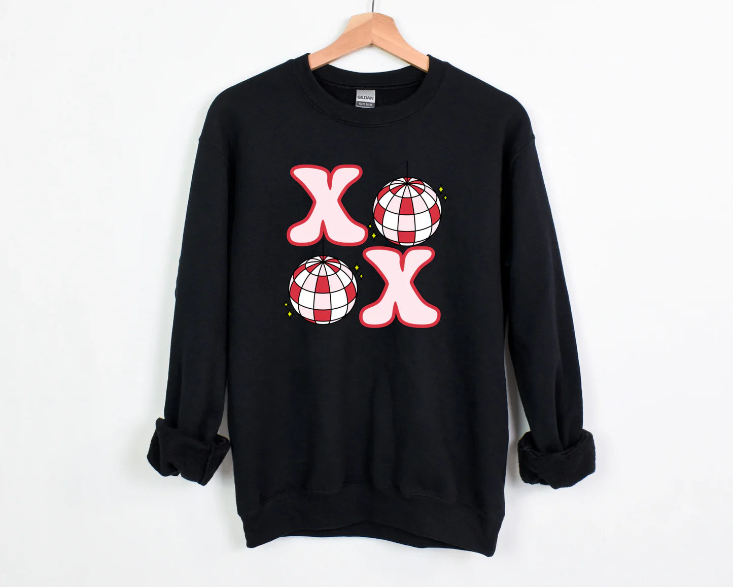 XOXO Disco Ball Sweatshirt