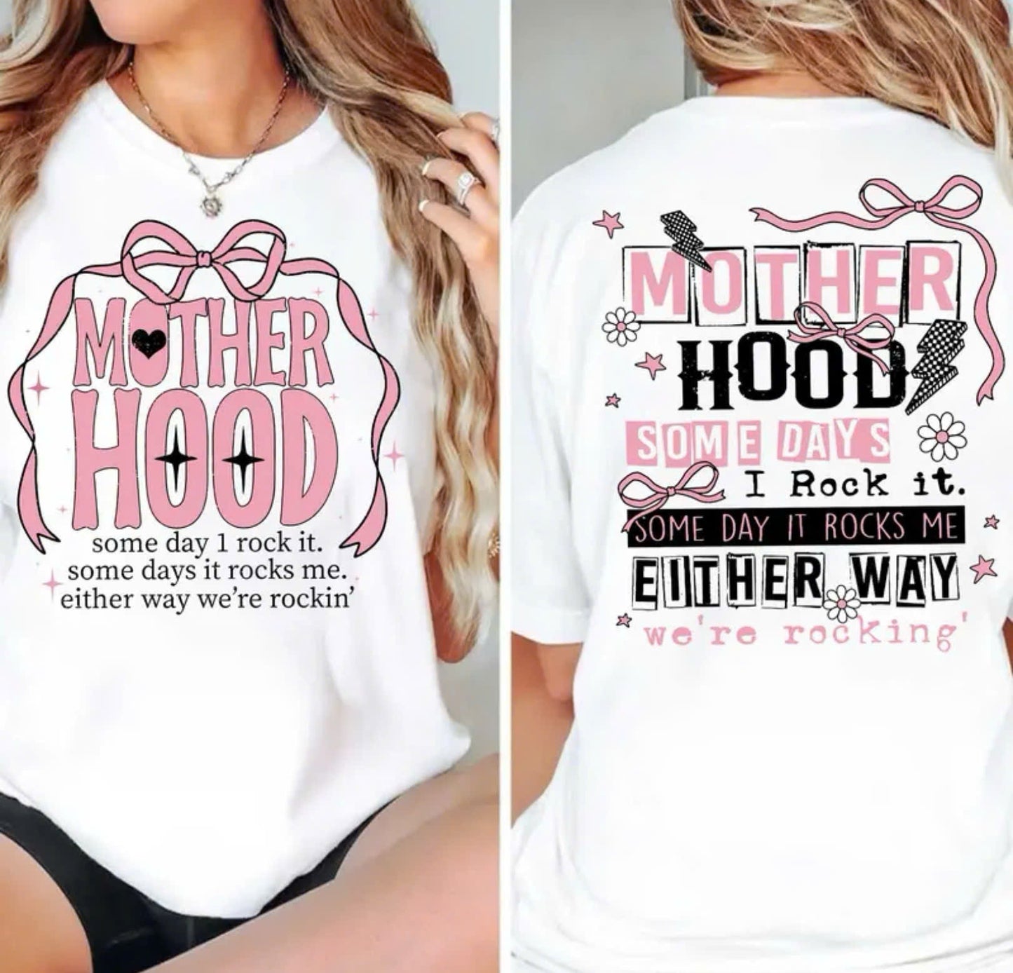 Motherhood Coquette Bow Shirt