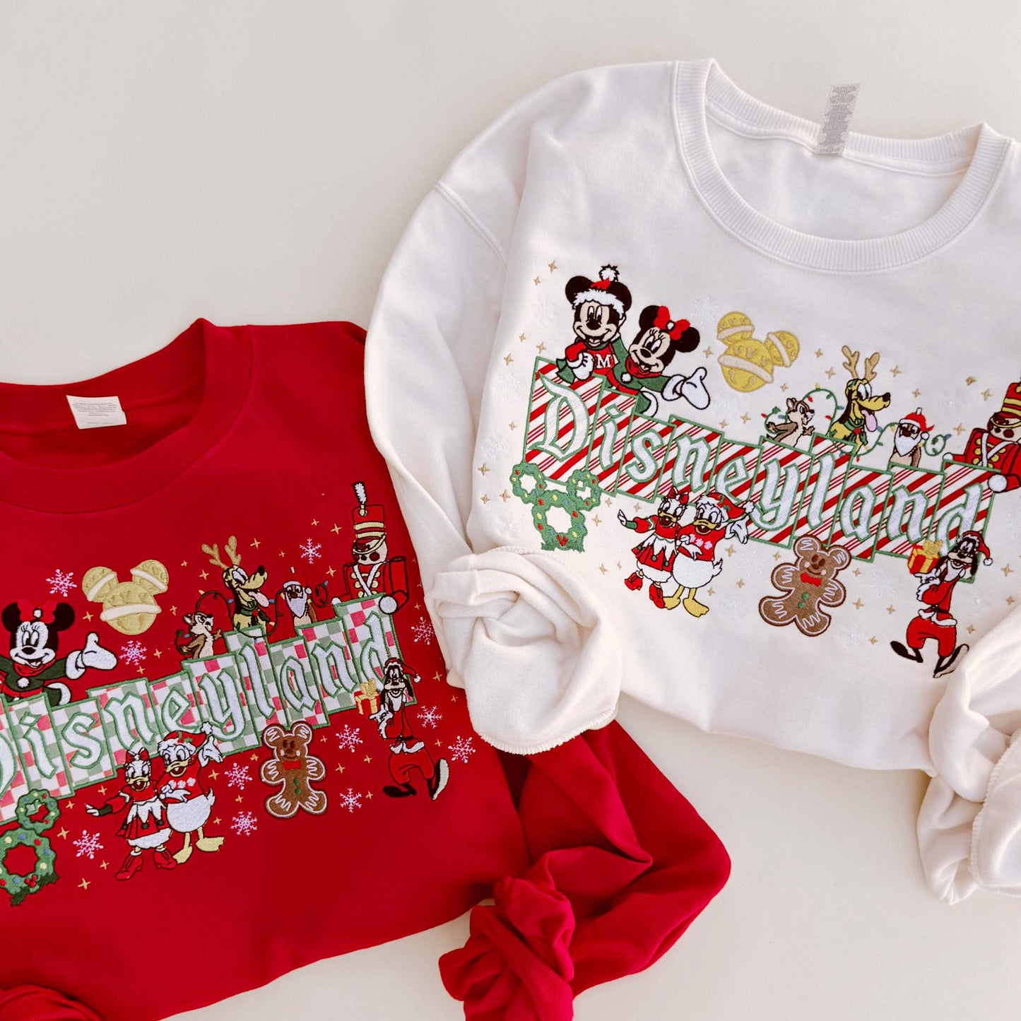 Disneyland Christmas Embroidered Sweatshirt