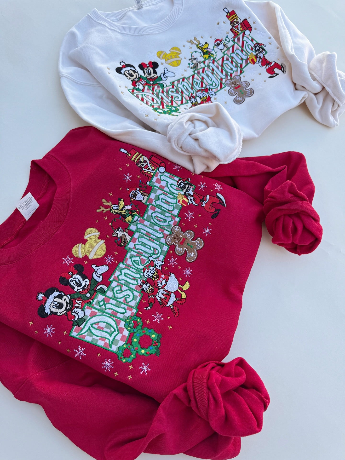 Disneyland Christmas Embroidered Sweatshirt