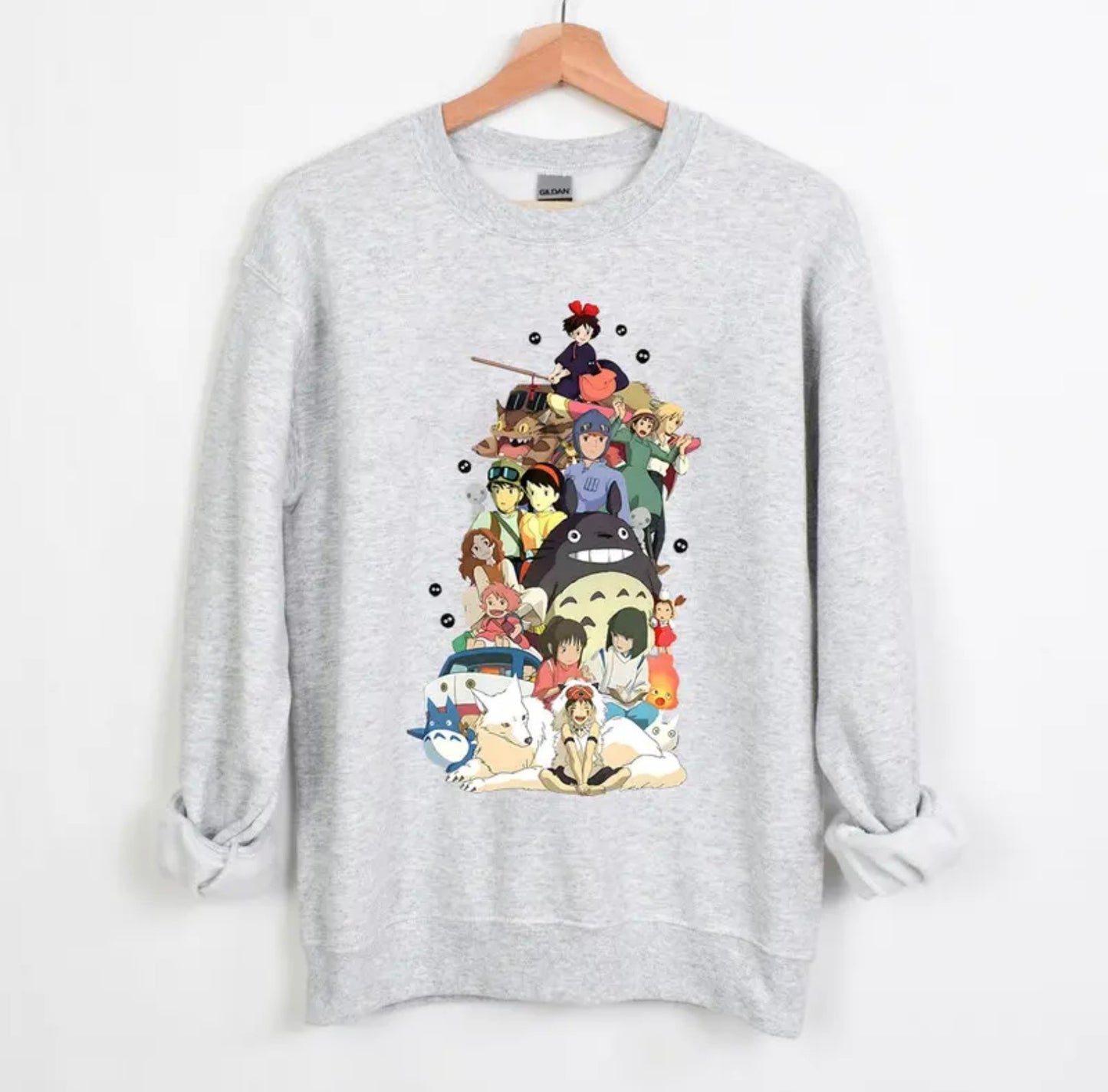 Studio Ghibli All Characters Hoodie T-shirt Sweatshirt