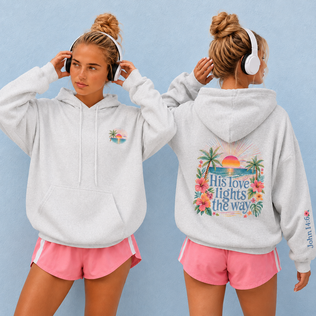 His Love Lights the Way Hoodie