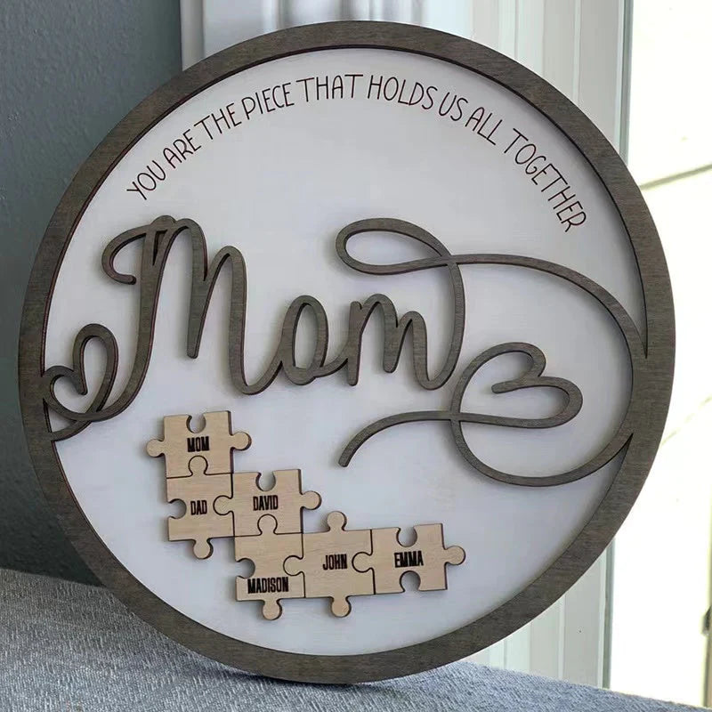 Personalized Puzzle Sign 💕Mum You Are The Piece That Holds Us Together 💕