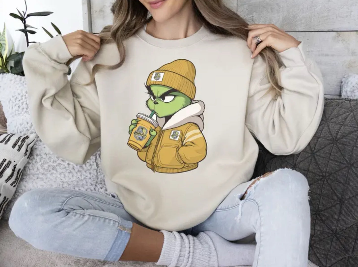 Grinch Hogwart Sweatshirt