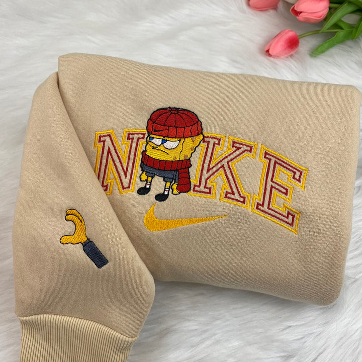 Embroidered spongebob hoodie sale