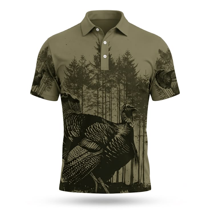 Turkey Hunting Polo Shirt TH3009