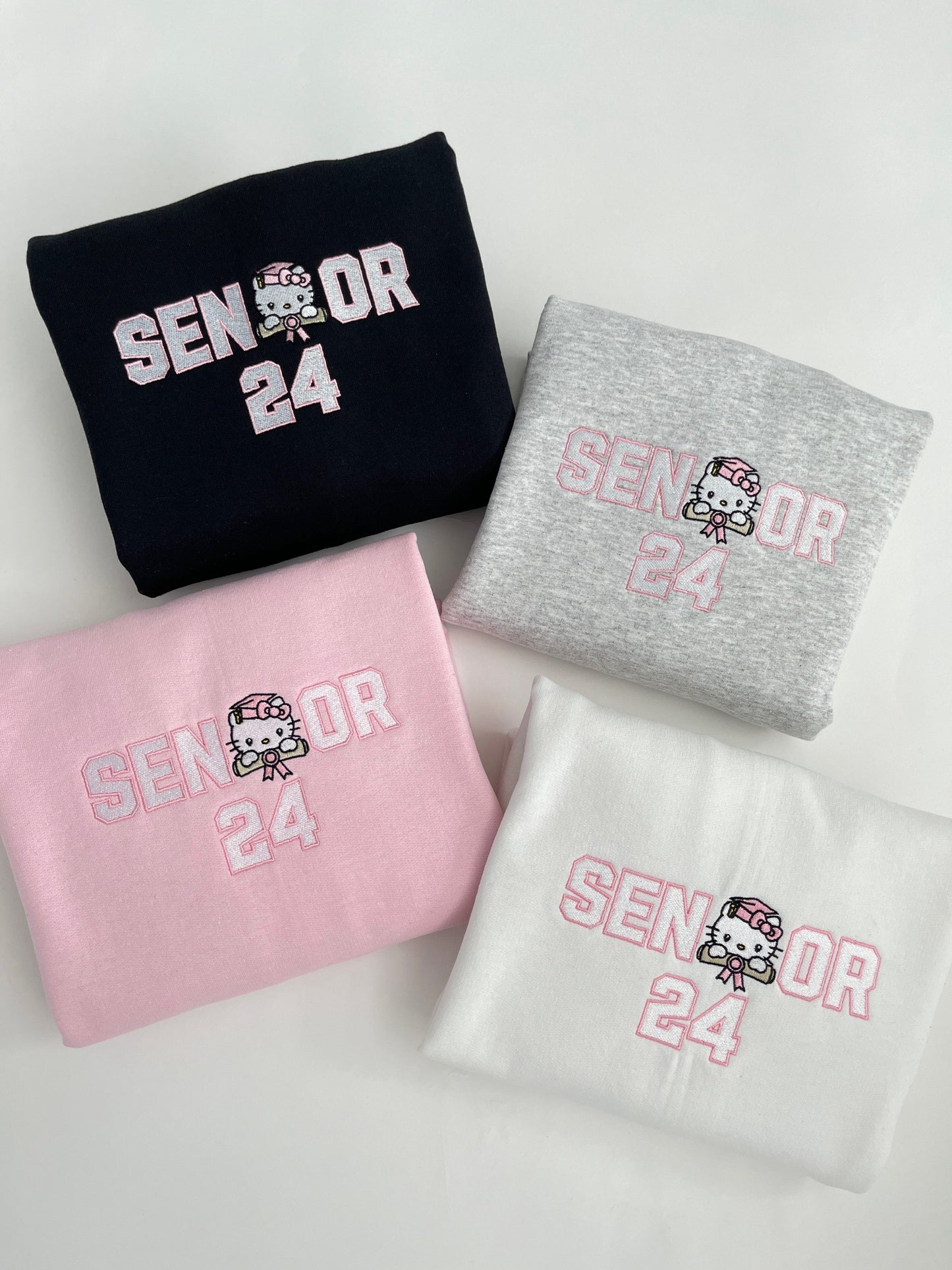 Senior cat 24’ & 25' Embroidery Sweatshirt