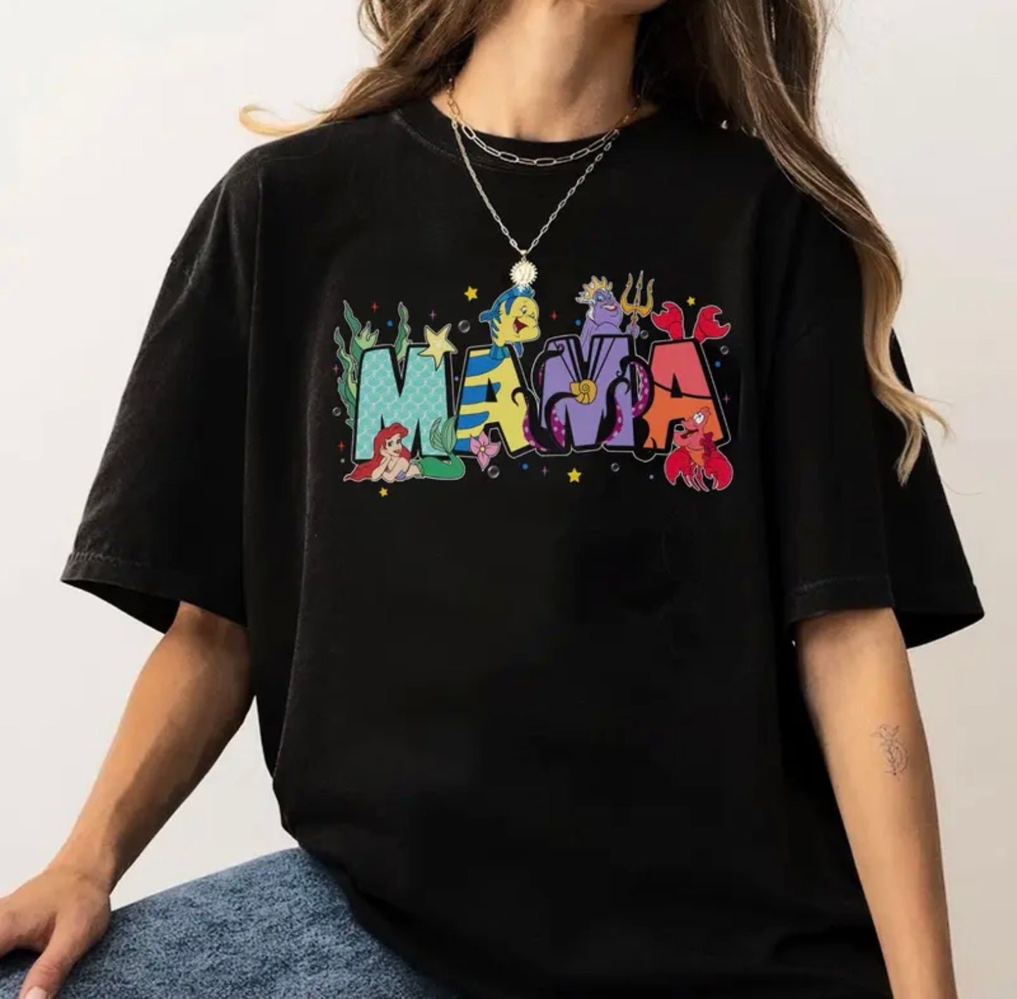 Mama The little Mermaid Shirt