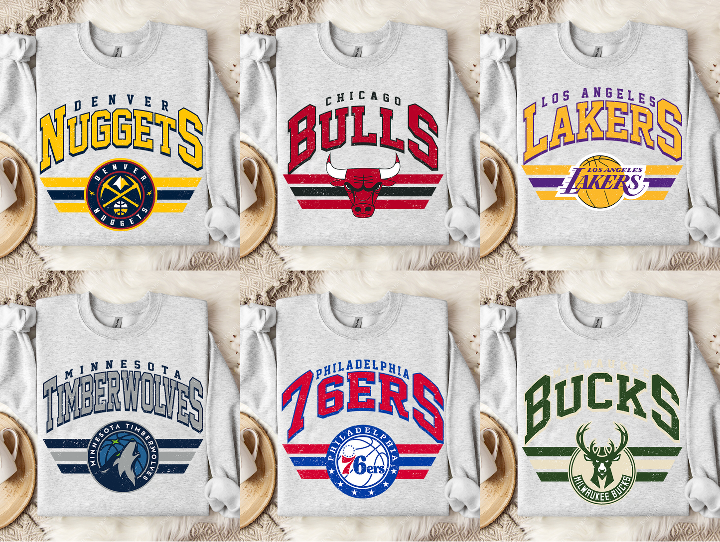 Personalized NBA Team Football Sweatshirt