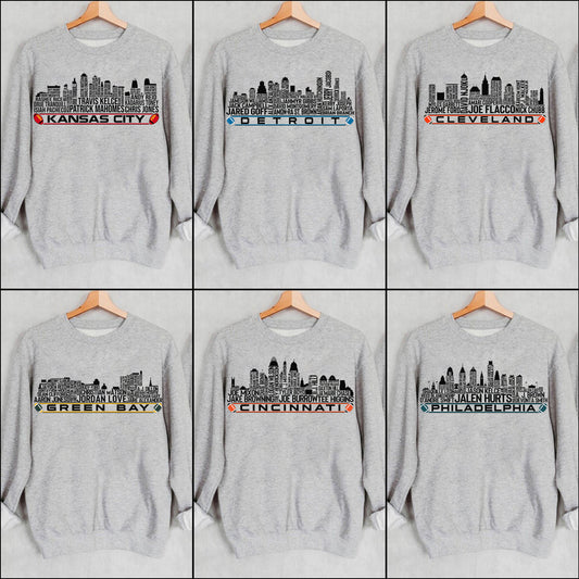 NFL Football Teams Sweatshirt