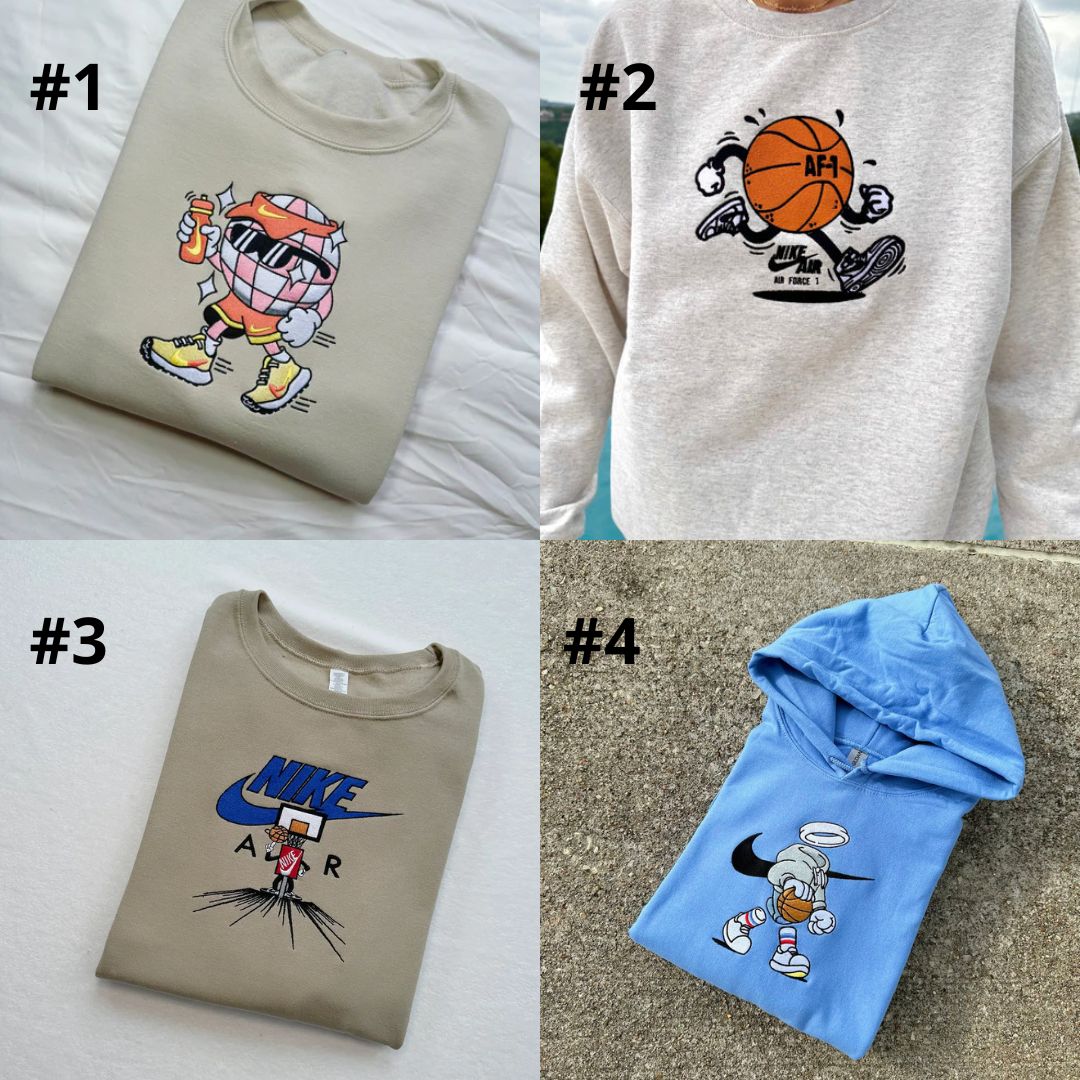N.I.K.E Embroidered Sweatshirt