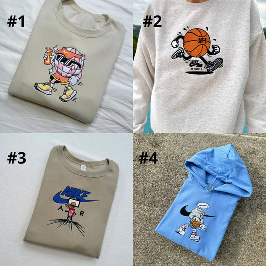 N.I.K.E Embroidered Sweatshirt
