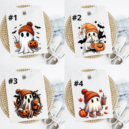 Fall Ghost Halloween Shirt Sweatshirt Hoodie