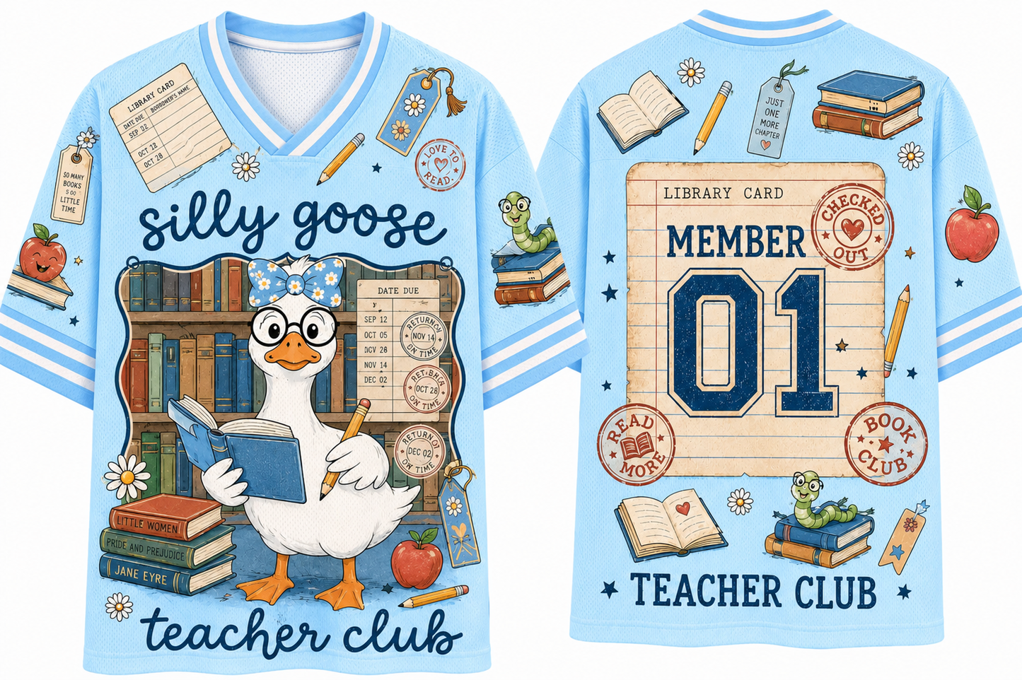 Silly Goose Teacher Mesh Jersey